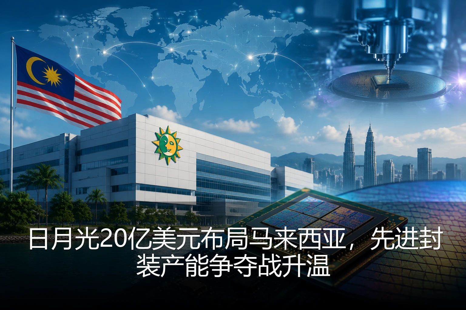 日月光20亿美元布局马来西亚，先进封装产能争夺战升温