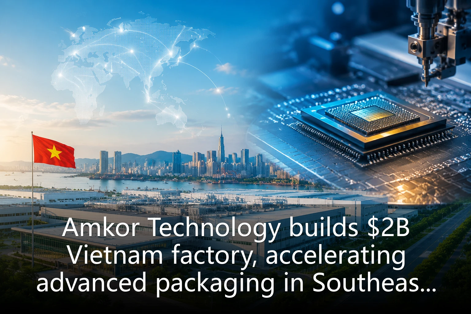 Amkor Technology builds $2B Vietnam factory, accelerating advanced packaging in Southeast Asia