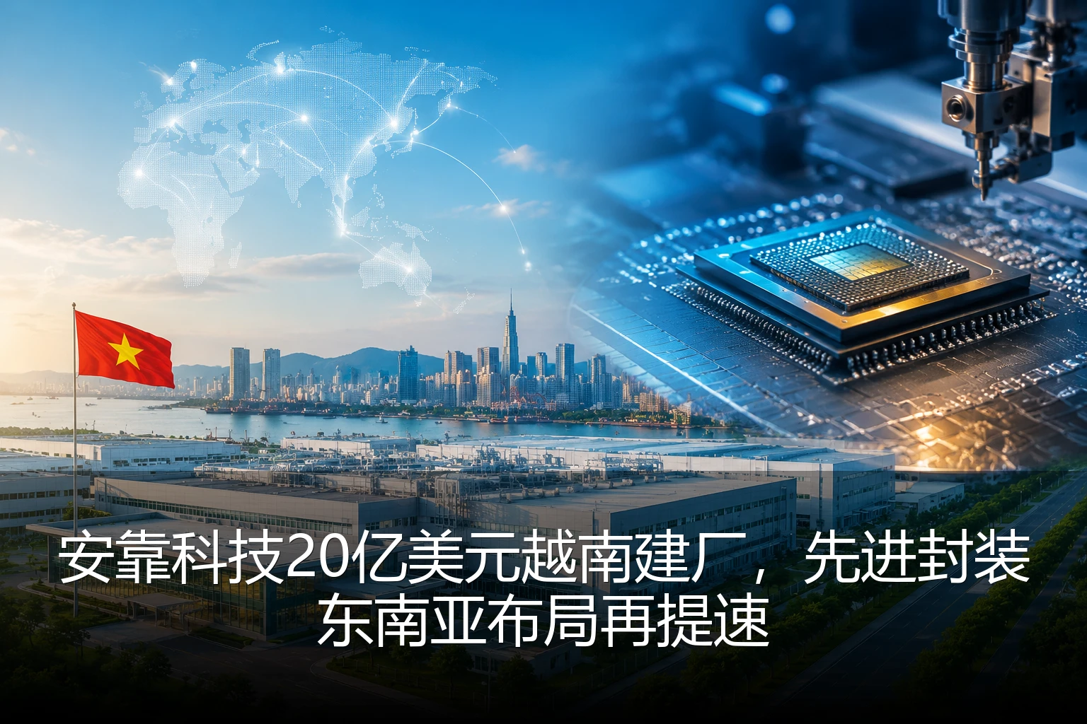 安靠科技20亿美元越南建厂，先进封装东南亚布局再提速