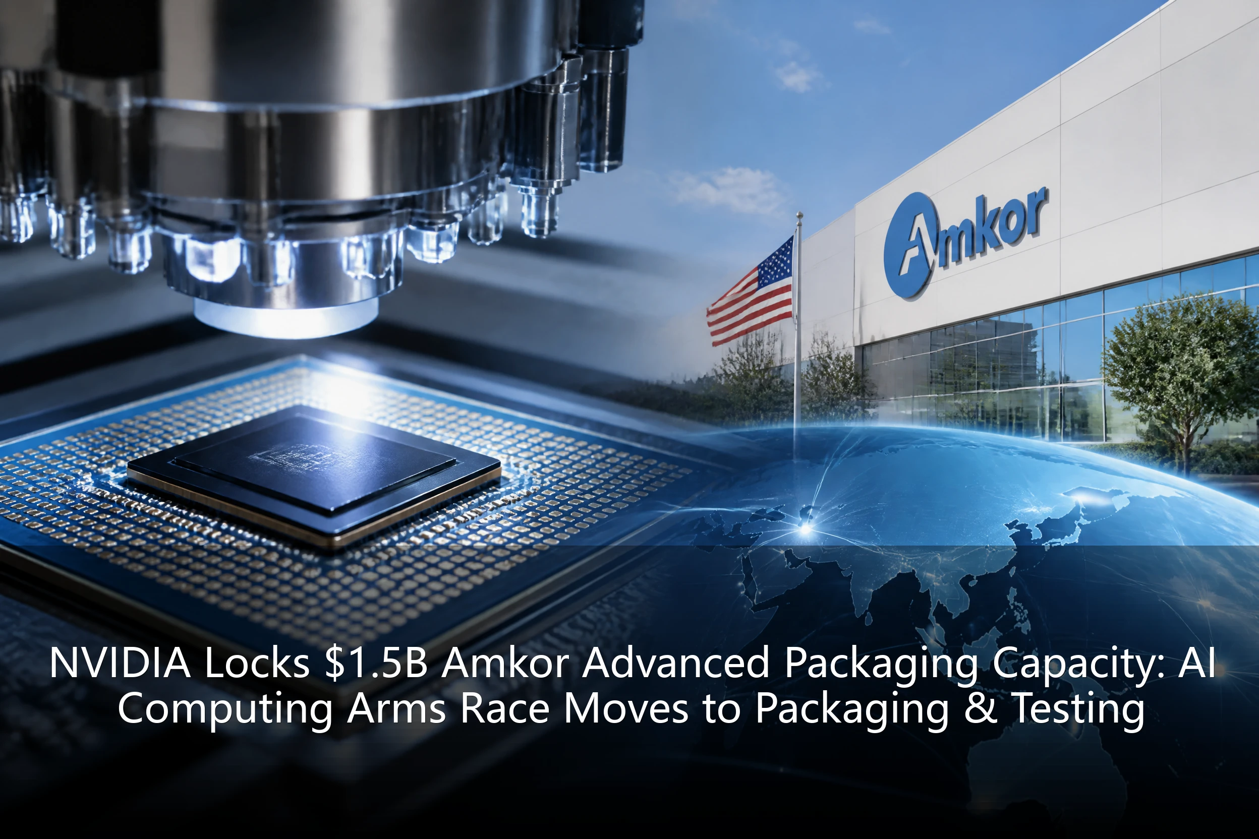 NVIDIA Locks $1.5B Amkor Advanced Packaging Capacity: AI Computing Arms Race Moves to Packaging & Testing