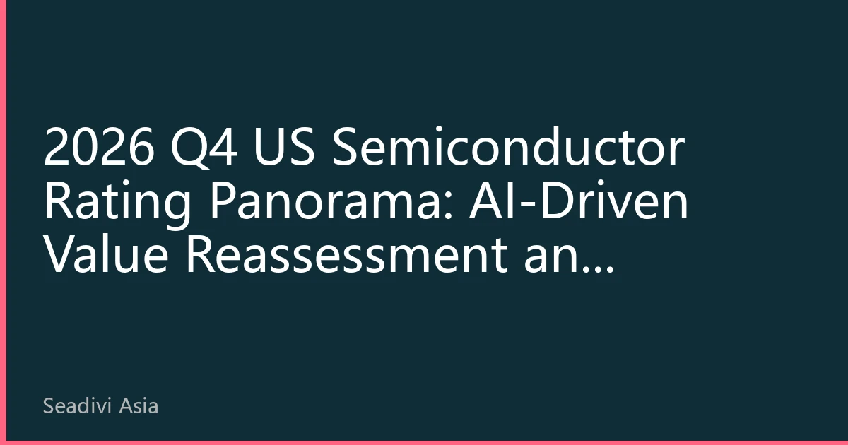 2026 Q4 US Semiconductor Rating Panorama: AI-Driven Value Reassessment and Regional New Opportunities